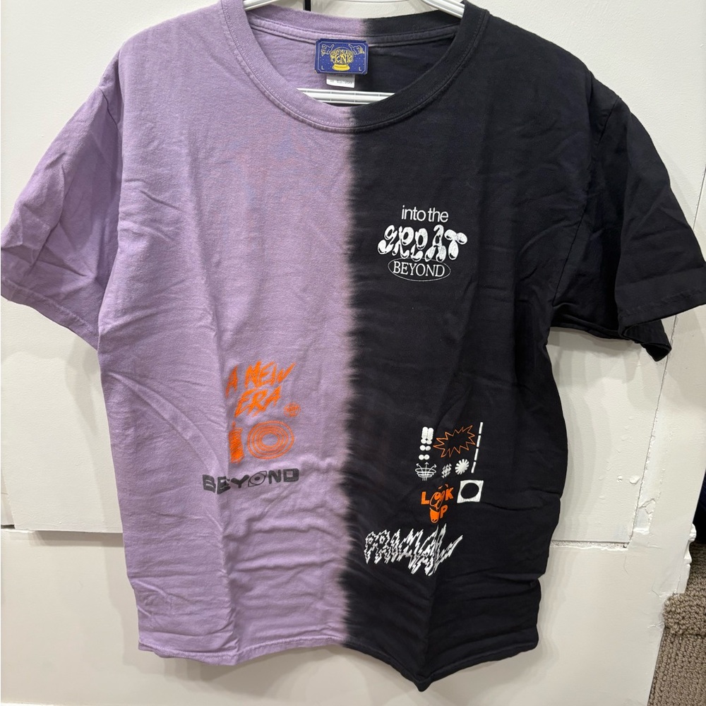 Graphic Tee - Purple and Black